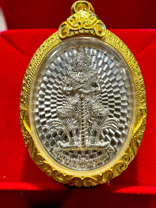 Tao Wessuwan & Rahu Silver Wealth Guardian