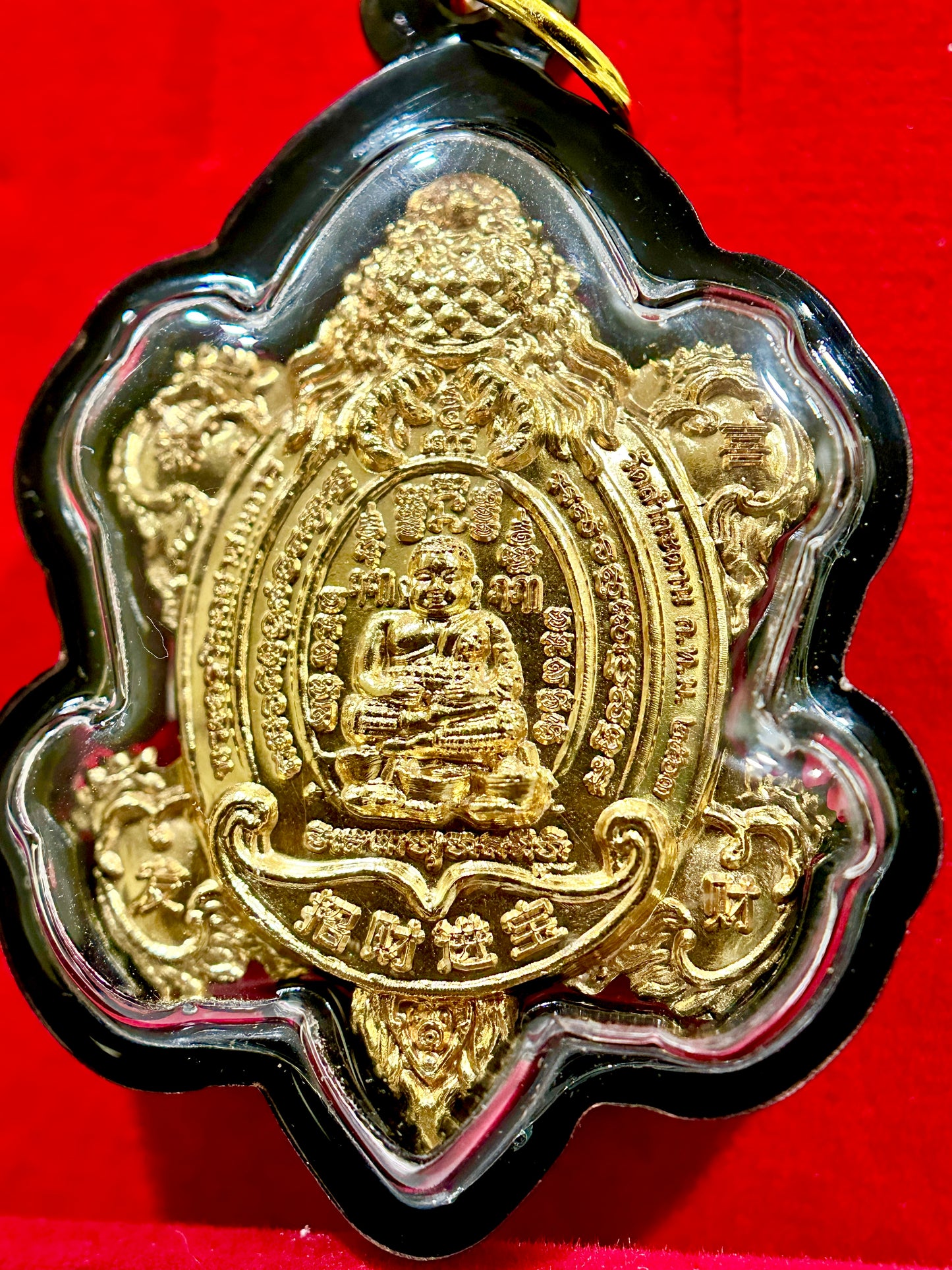 Turtle of Prosperity & Dragon Power Amulet (Gold)