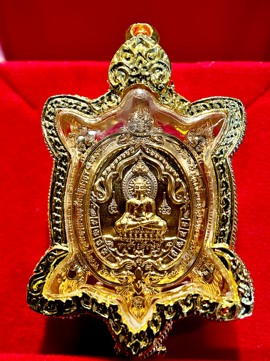 Phra Kring Maha Mongkol Turtle Amulet (Gold Edition)