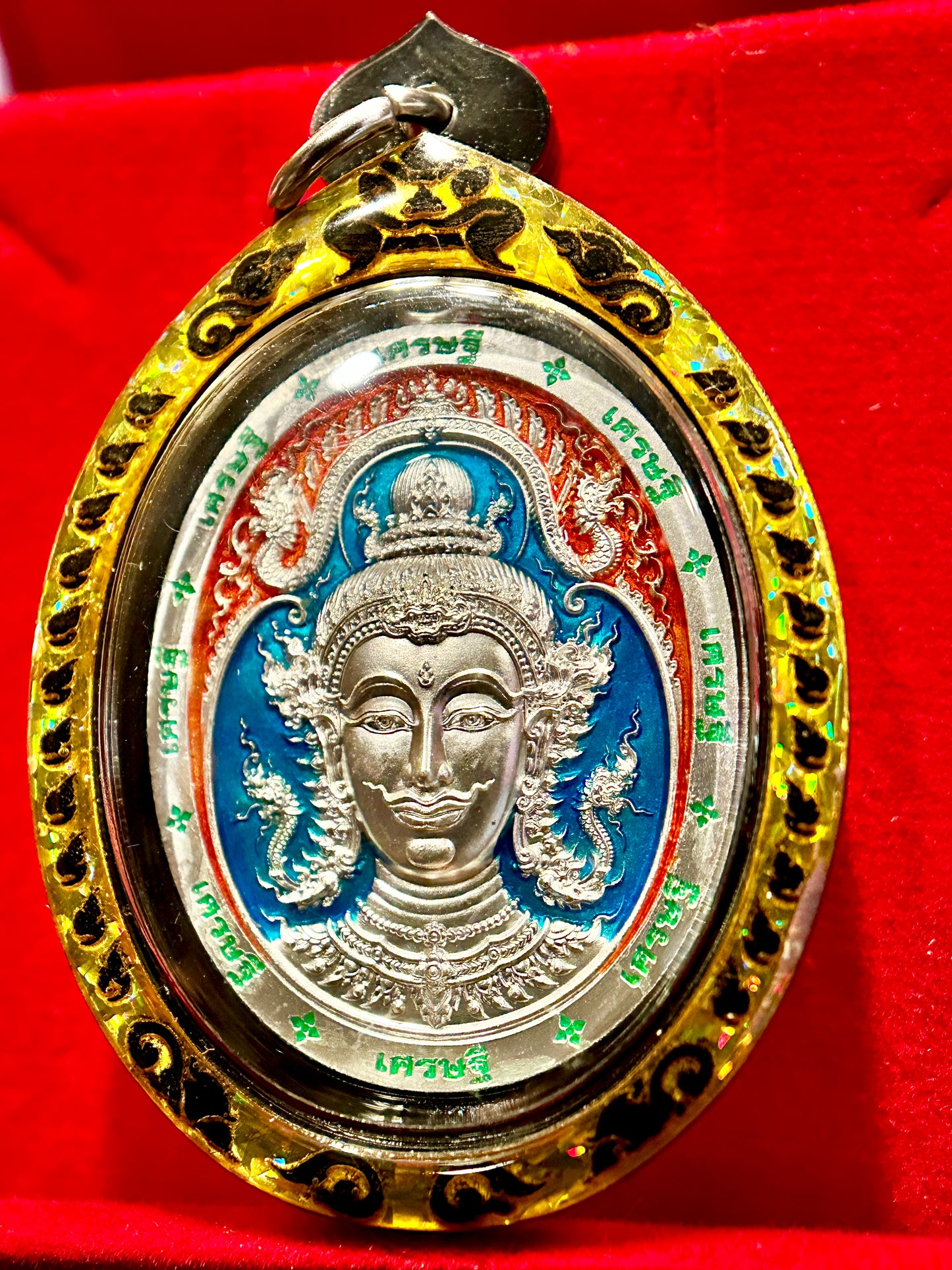 Phra Maha Setthi & Naga Serpent King (Blue/Red)