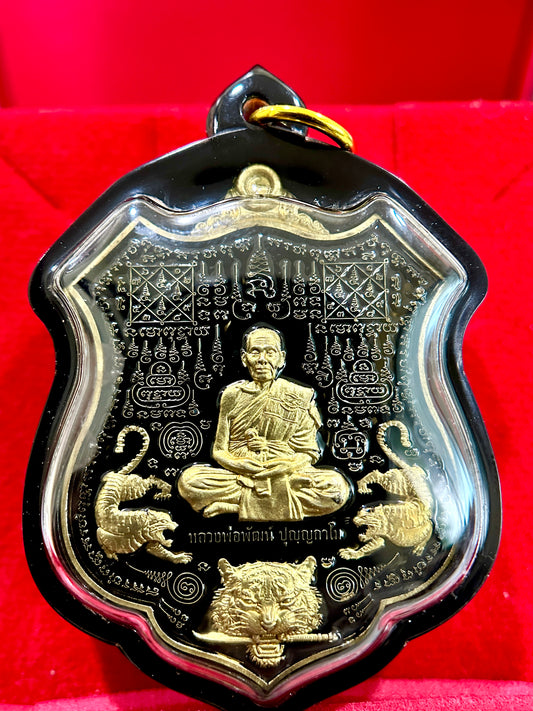 Luang Phor Phat Black Tiger Guardian Amulet