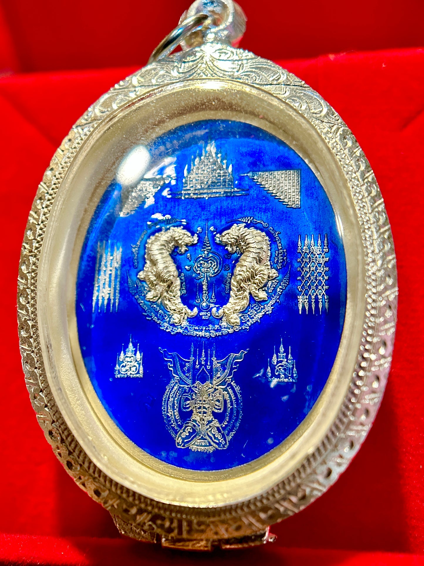 Nai Khanom Tom Signature Amulet (Blue & Silver Edition)