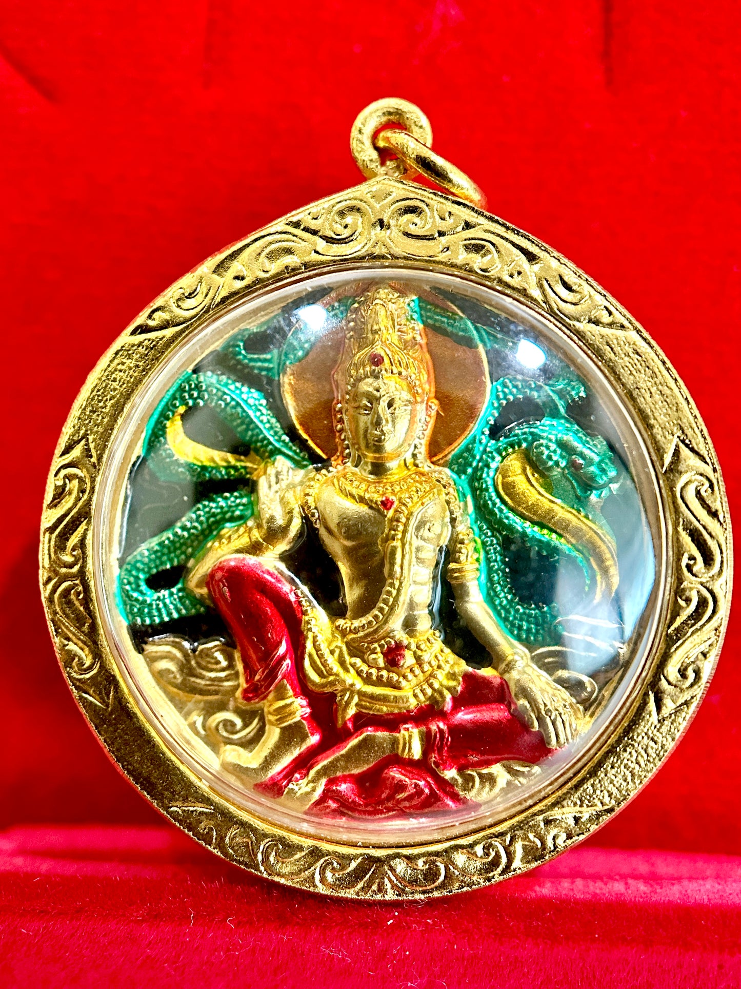 Naga Protected Bodhisattva (Multicolor)