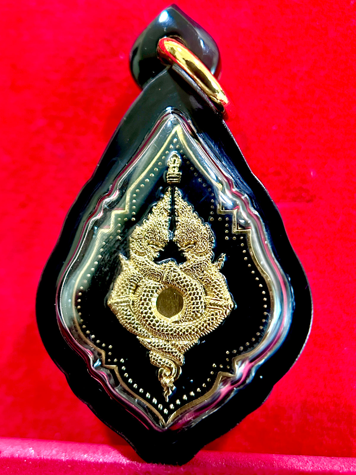 Twin Naga Eye of Protection (Black/Gold)