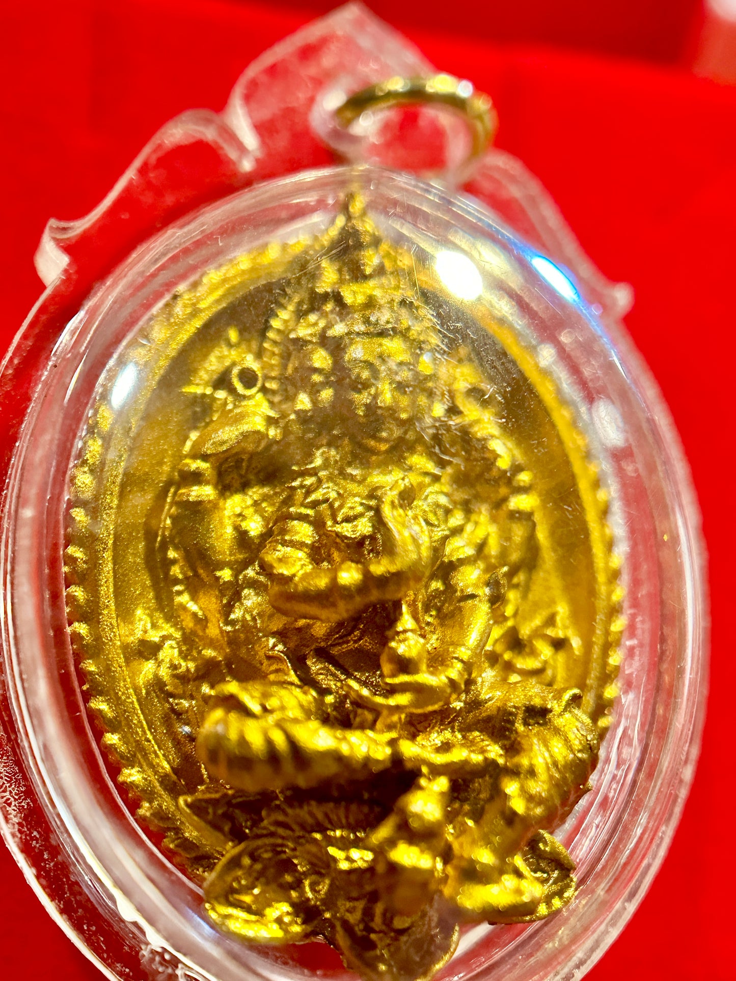 Phra Phrom Four-Faced Blessing (Gold Relief Edition)