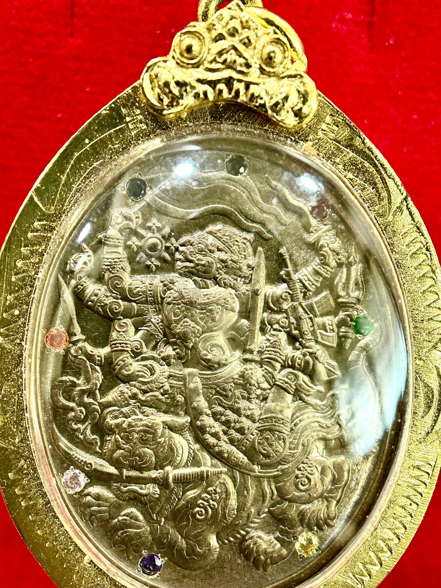 Hanuman Sacred Yantra Amulet by Luang Phor Prasoot (Kao Chae Edition)