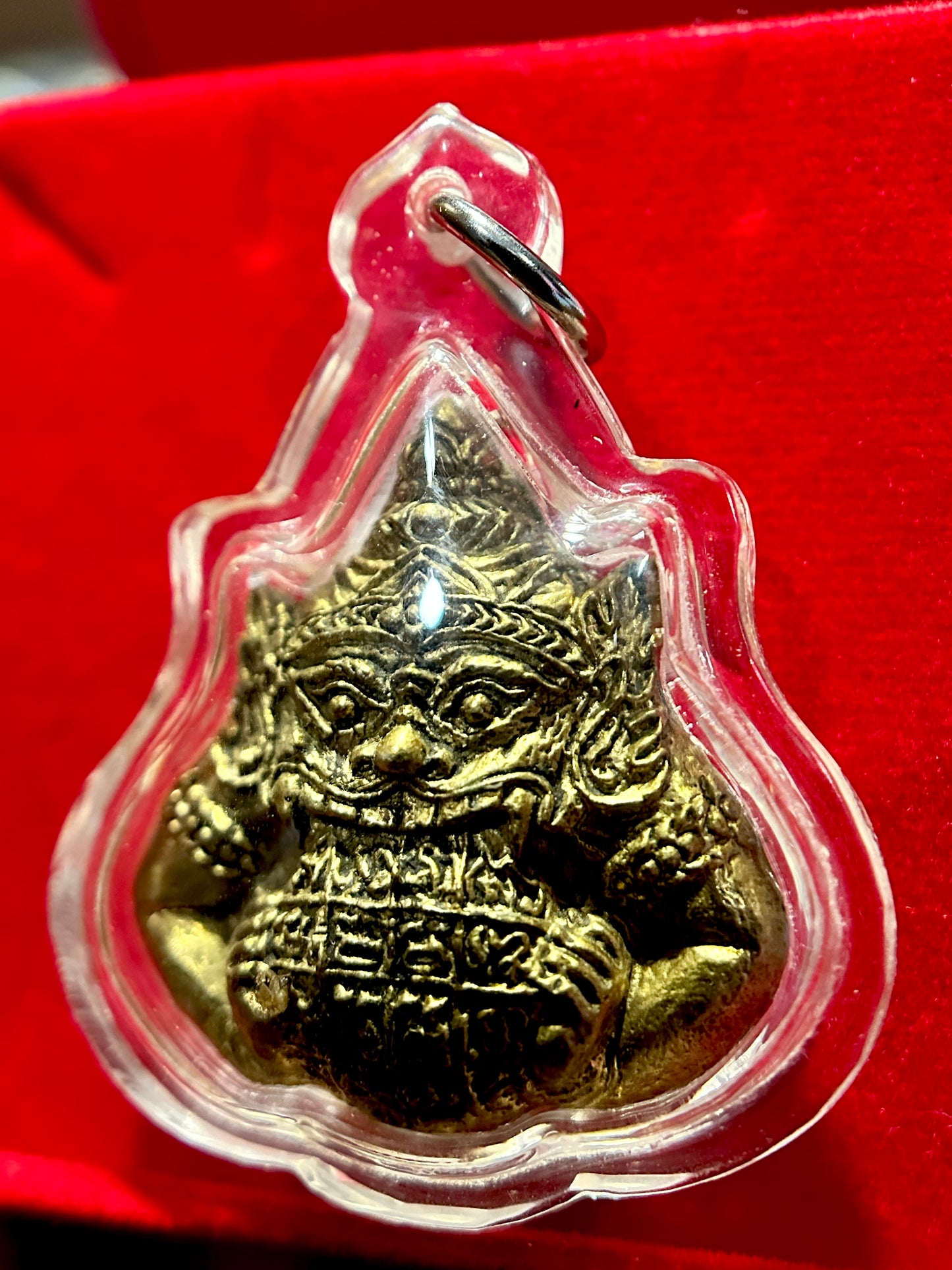 Golden Bronze Rahu Devourer