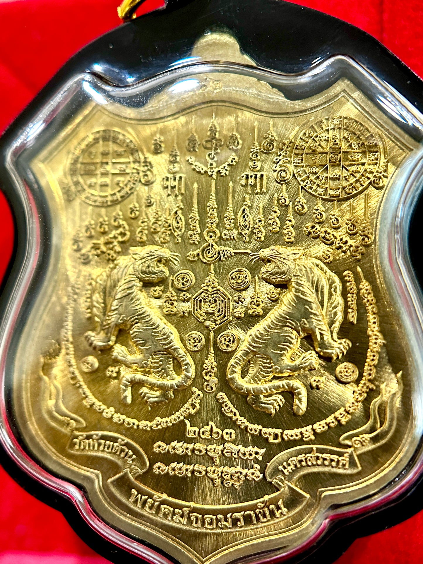 Luang Phor Phat Black Tiger Guardian Amulet