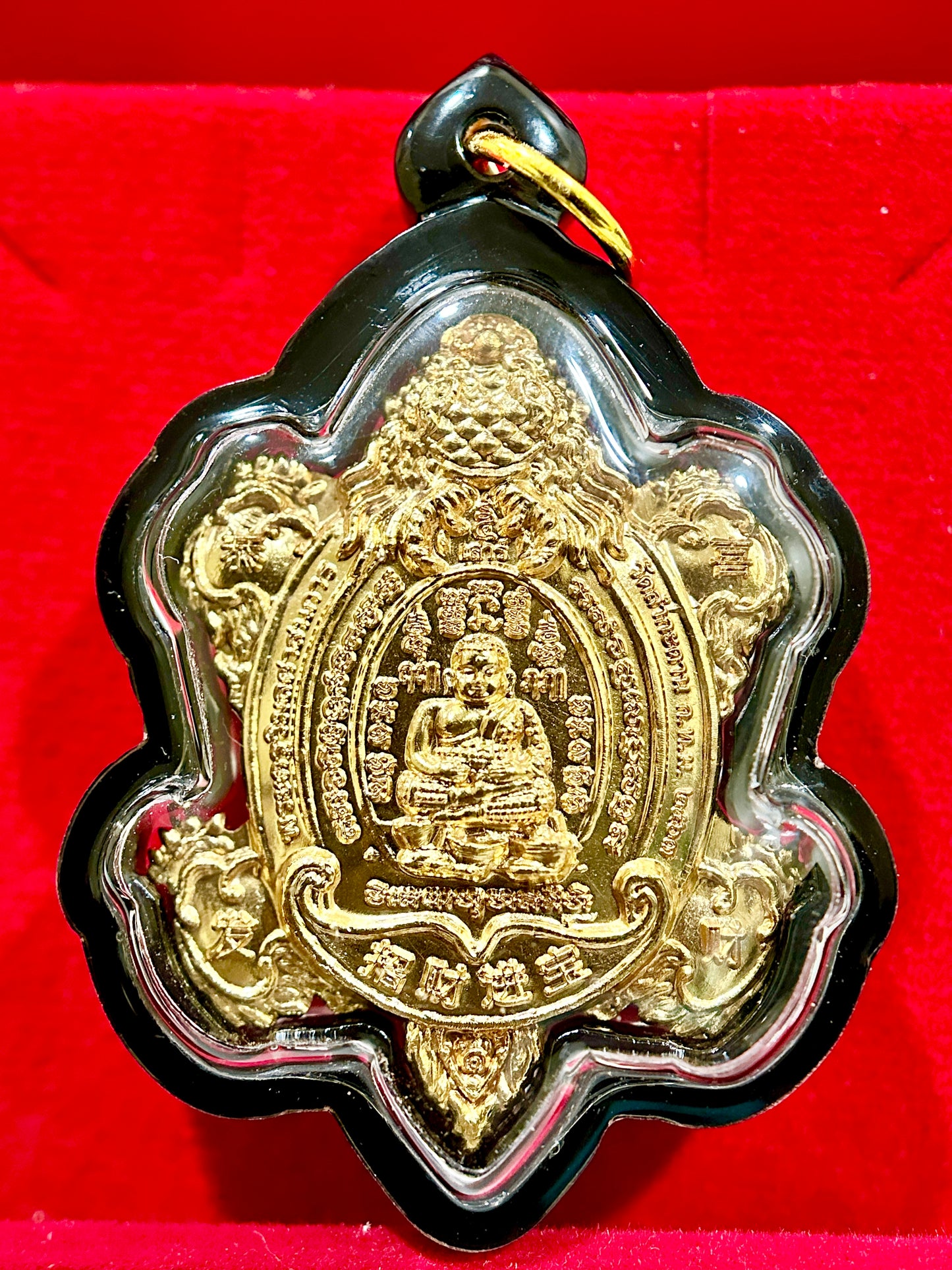 Turtle of Prosperity & Dragon Power Amulet (Gold)