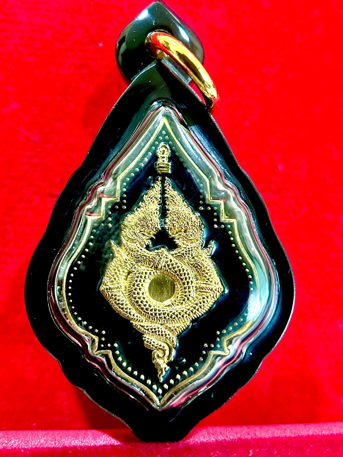 Twin Naga Eye of Protection (Black/Gold)