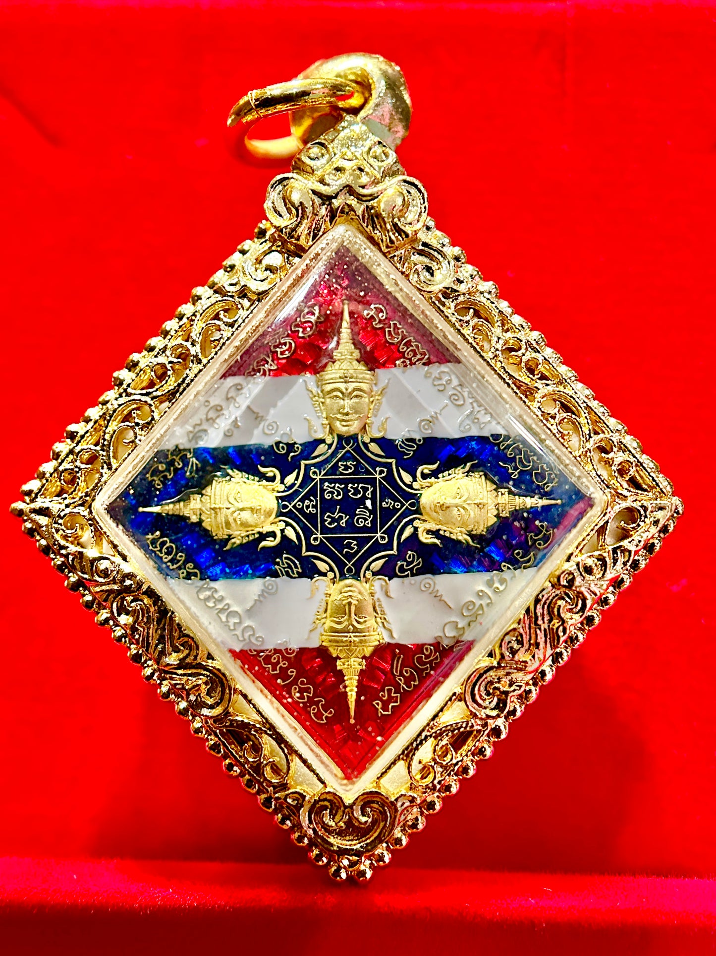 Phra Phrom Diamond Blessing (Thai Flag)