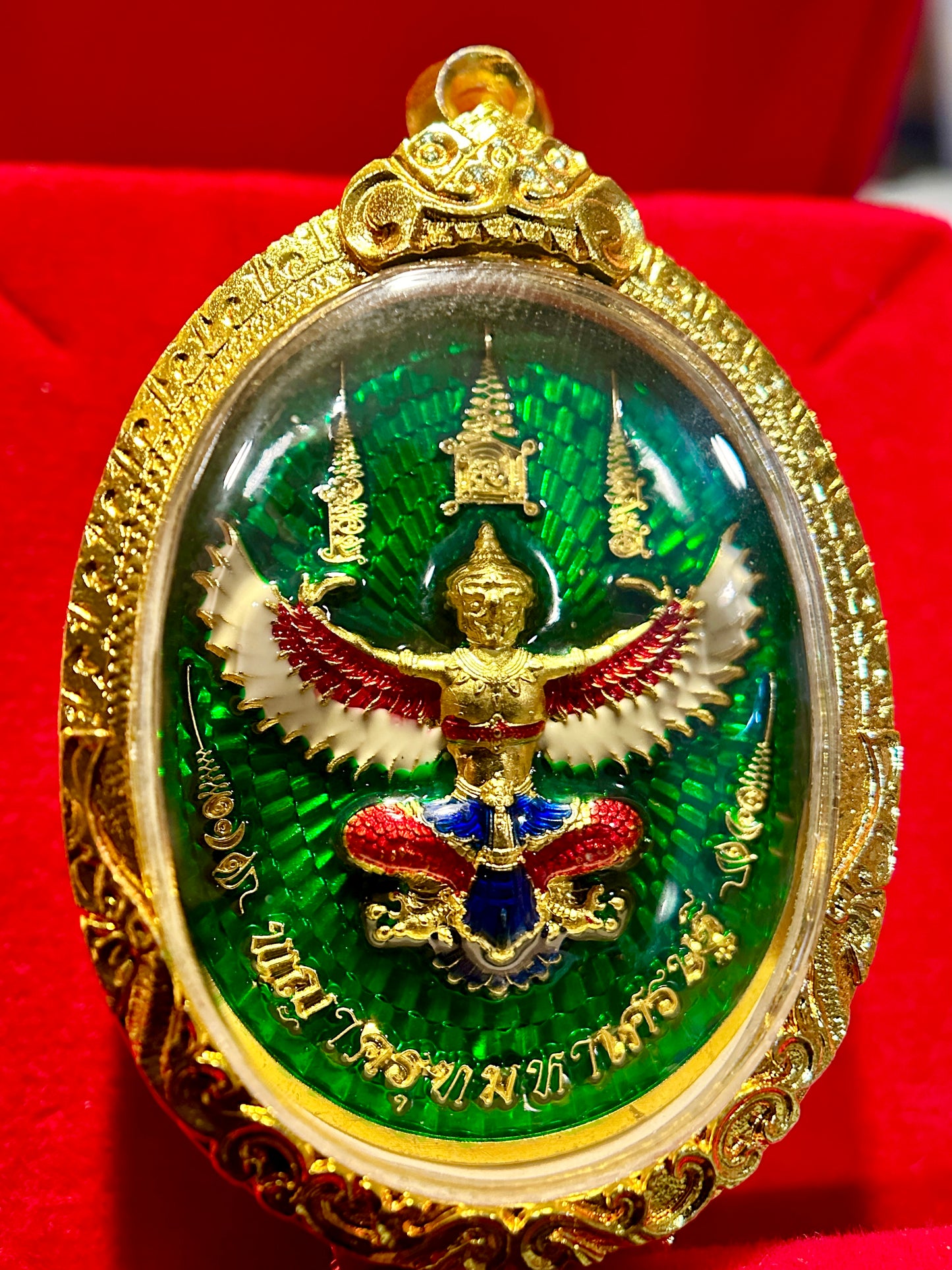 Garuda & Rahu – Emerald Sky Guardian Edition