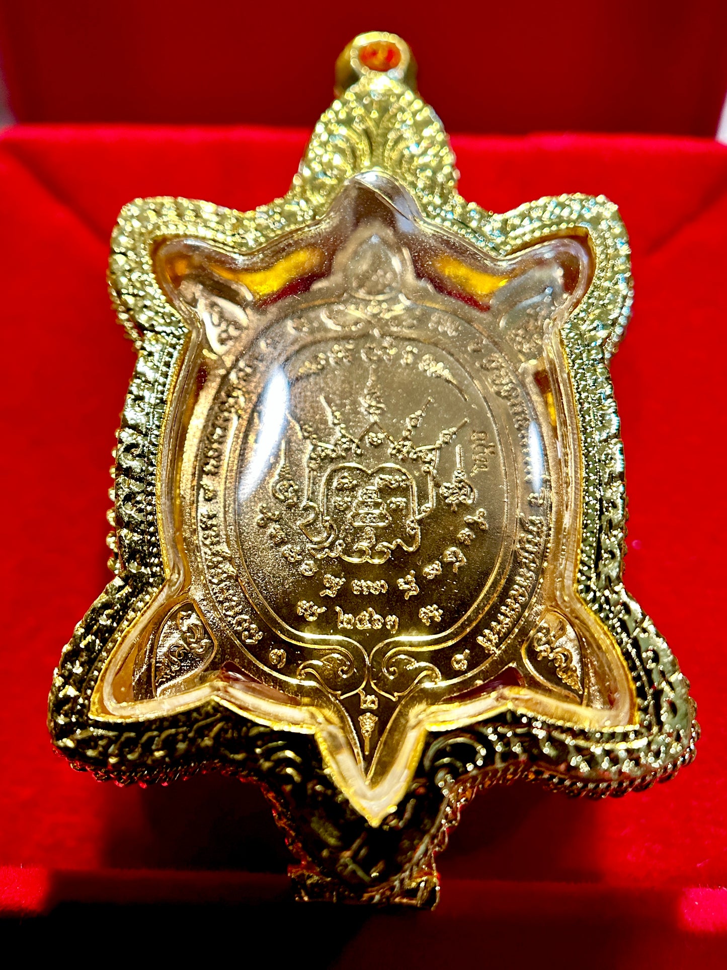 Phra Kring Maha Mongkol Turtle Amulet (Gold Edition)