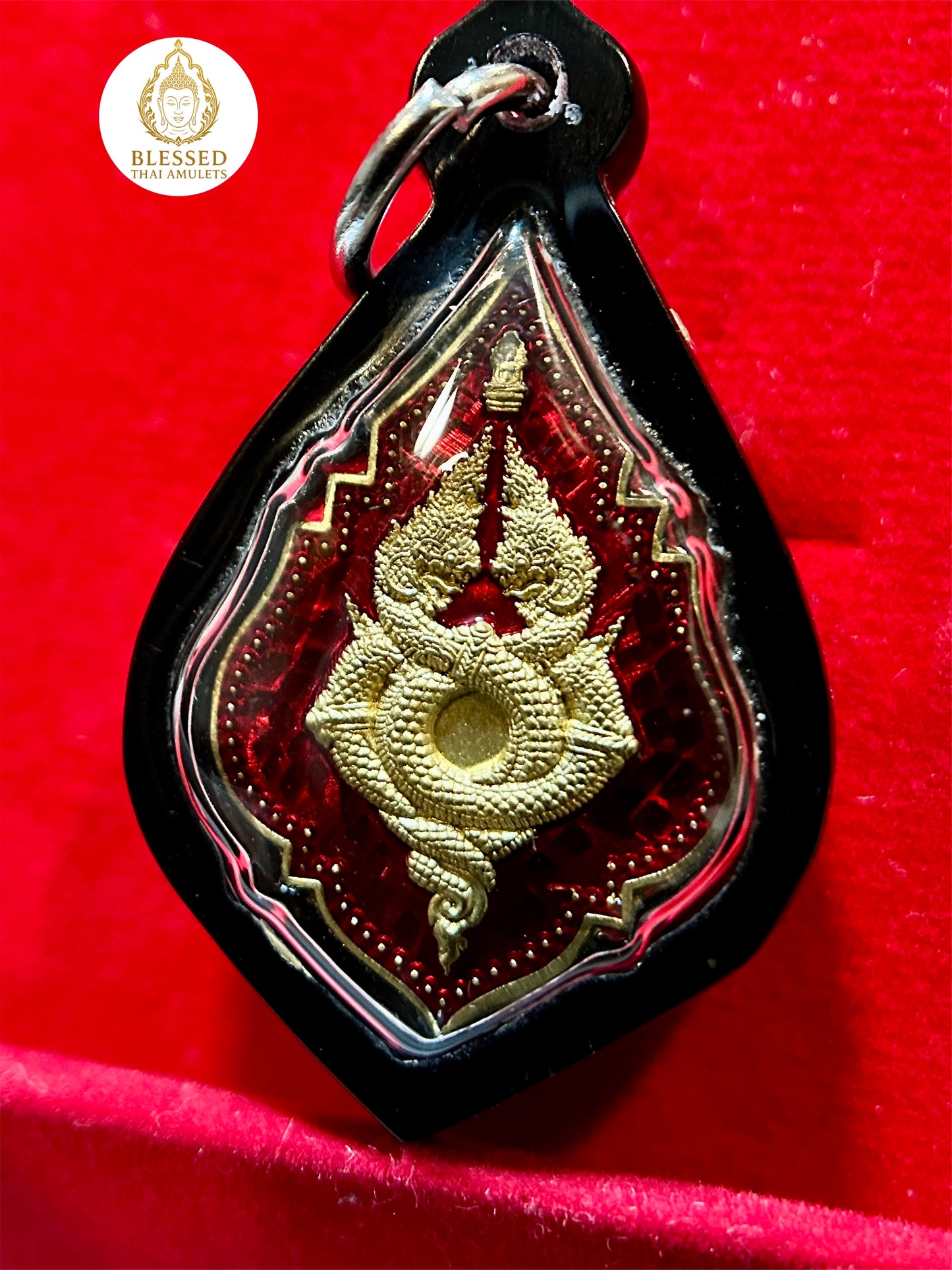 Twin Naga Eye of Protection (Red/Gold)