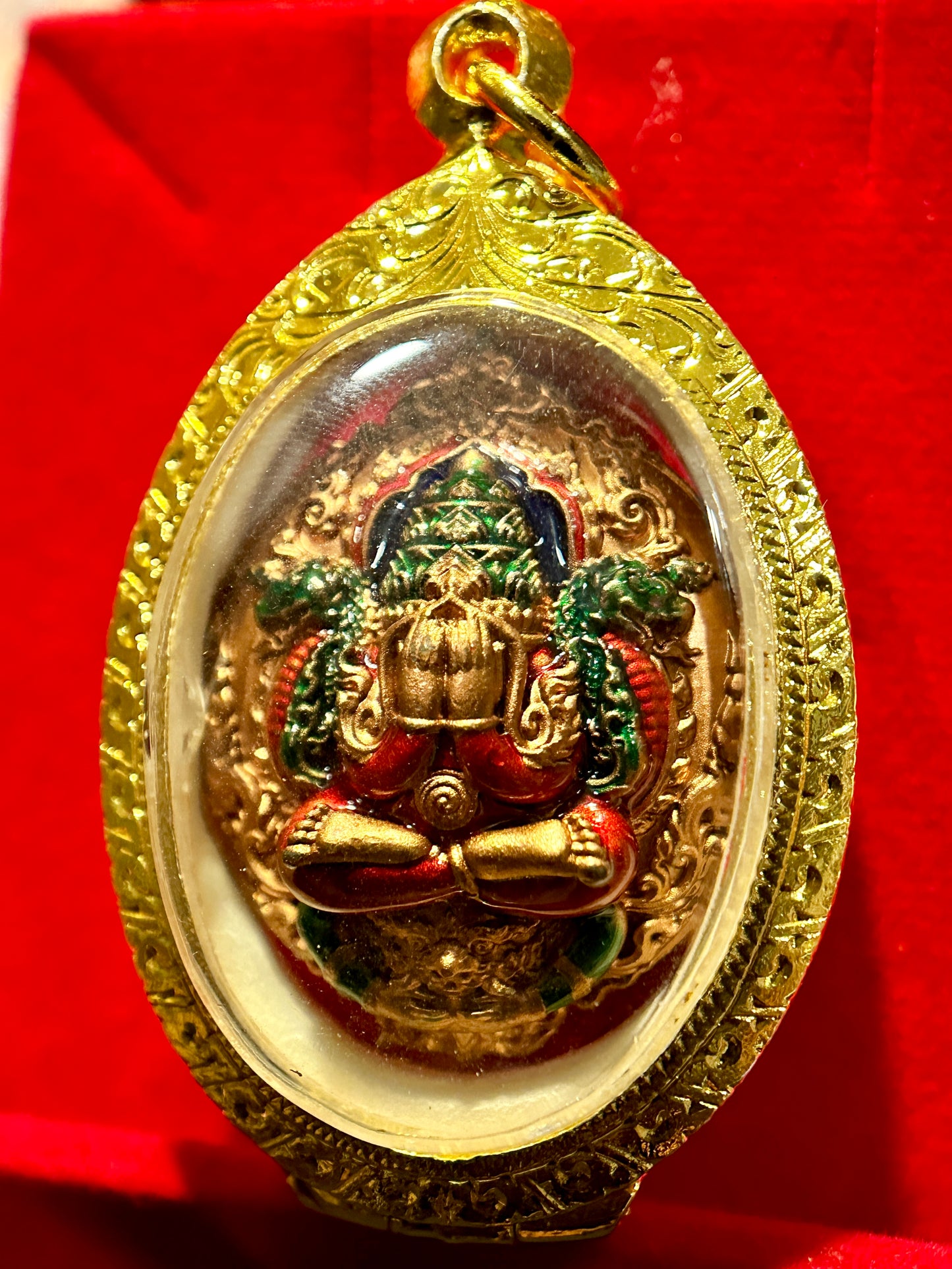 Phra Buddha 5-Head Naga & Phra Pidta Amulet
