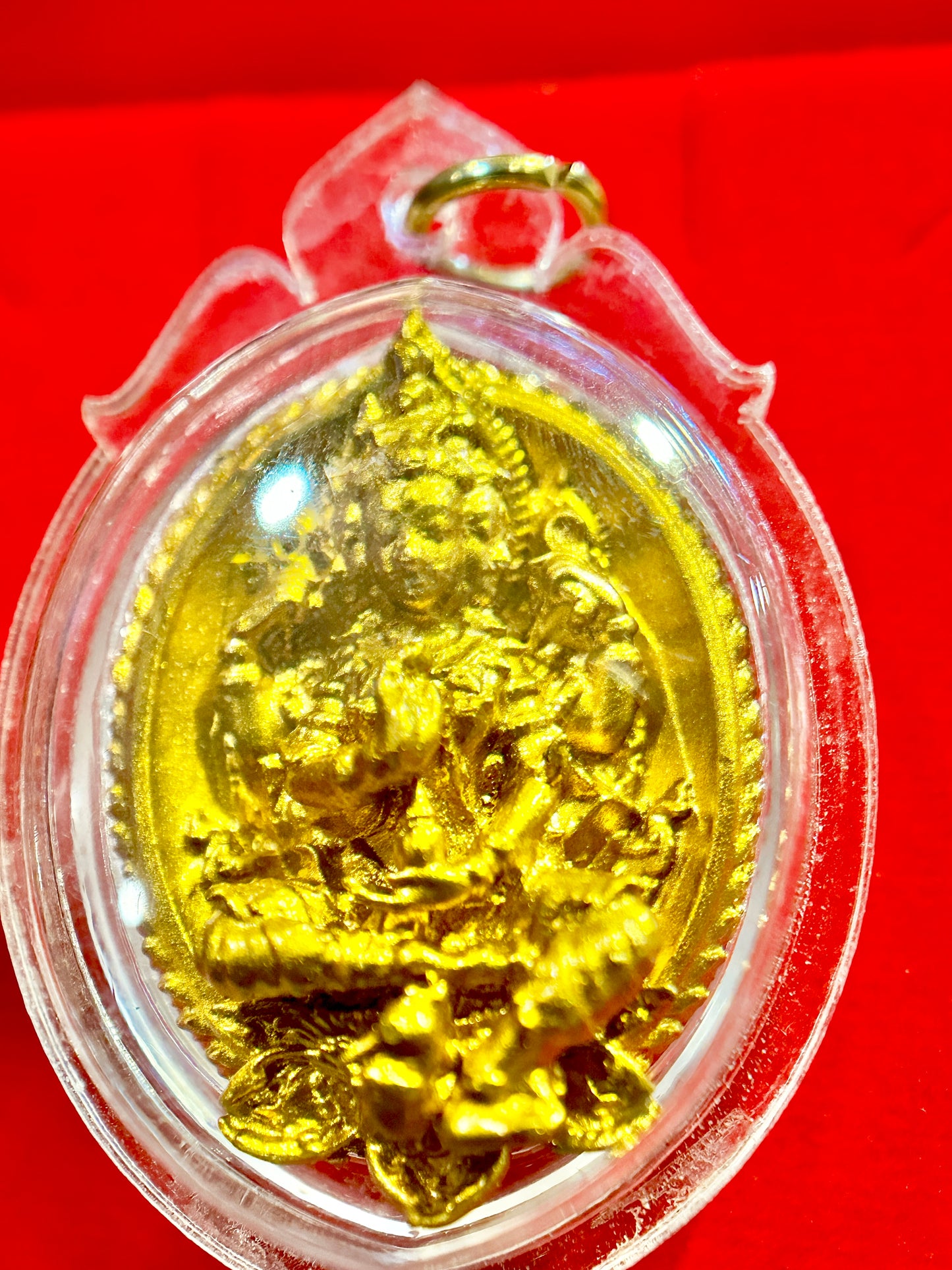 Phra Phrom Four-Faced Blessing (Gold Relief Edition)