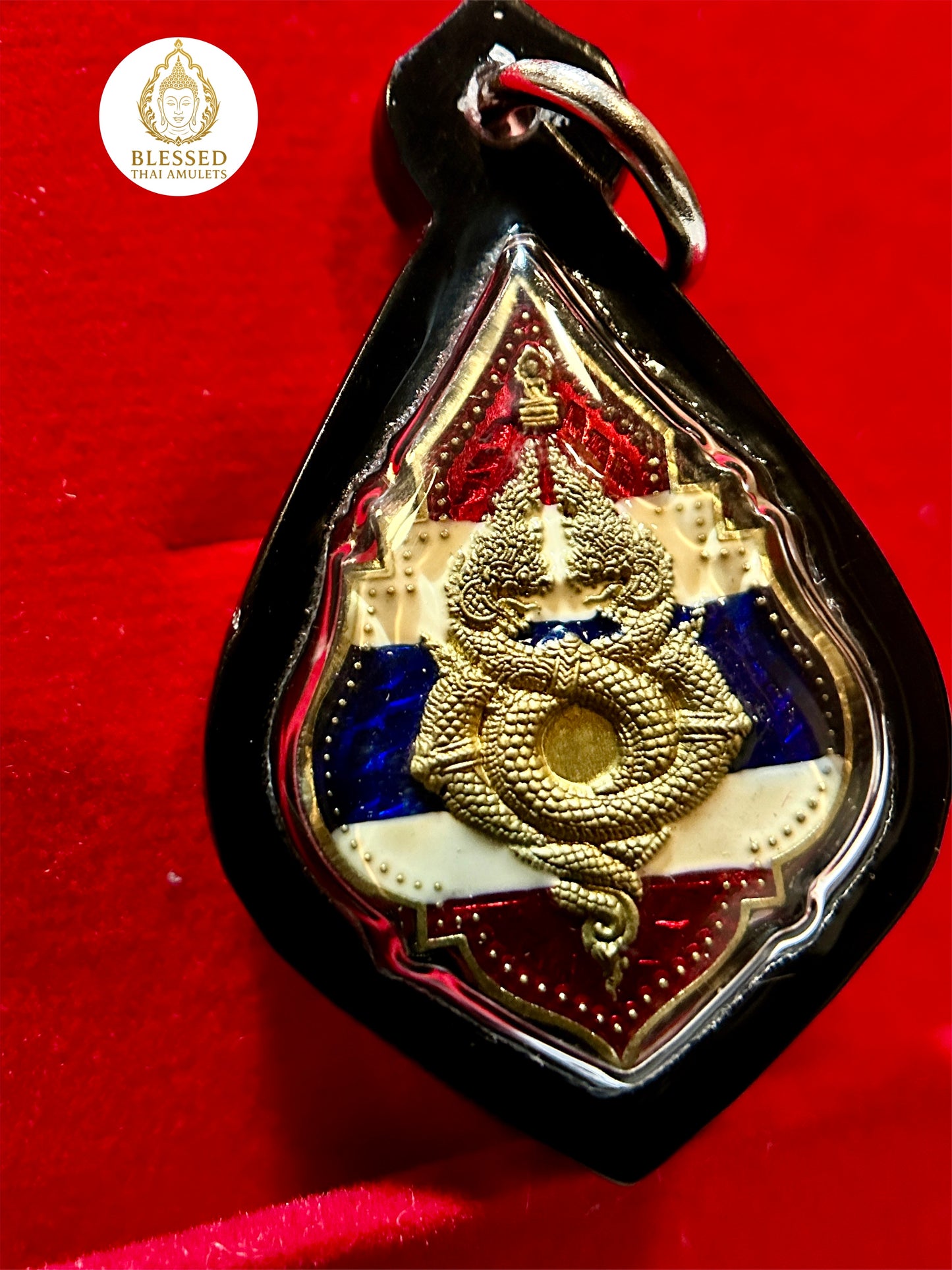 Twin Naga Eye of Protection (Thai Flag)