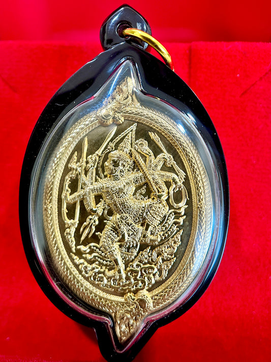 Tao Wessuwan with Naga-Encircled Yantra (Gold)