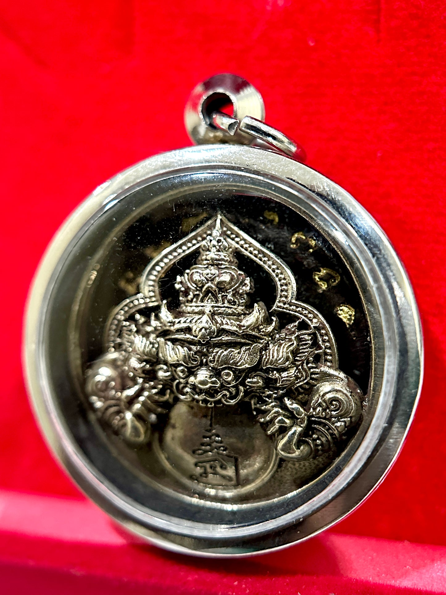 Rahu Devouring the Moon Zodiac Yantra Amulet