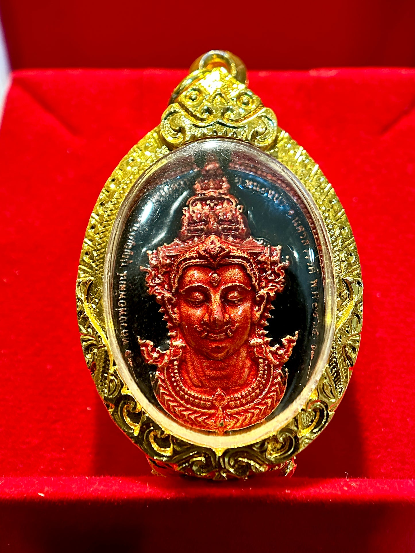 Double-Face Tao Wessuwan Guardian Amulet