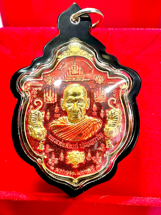 Luang Phor Phat Tiger Power (Red/Gold)