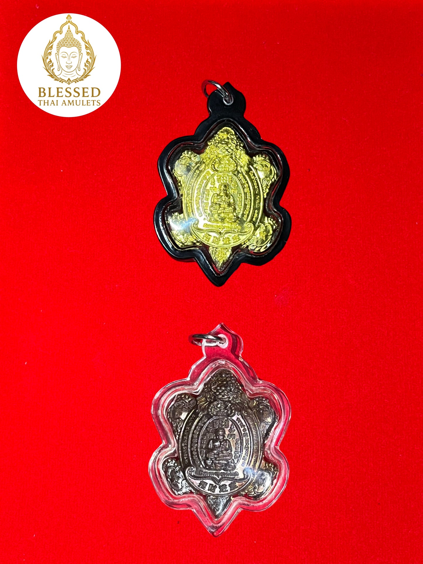 Monk of Fortune & Dragon of Power (Gold Turtle)