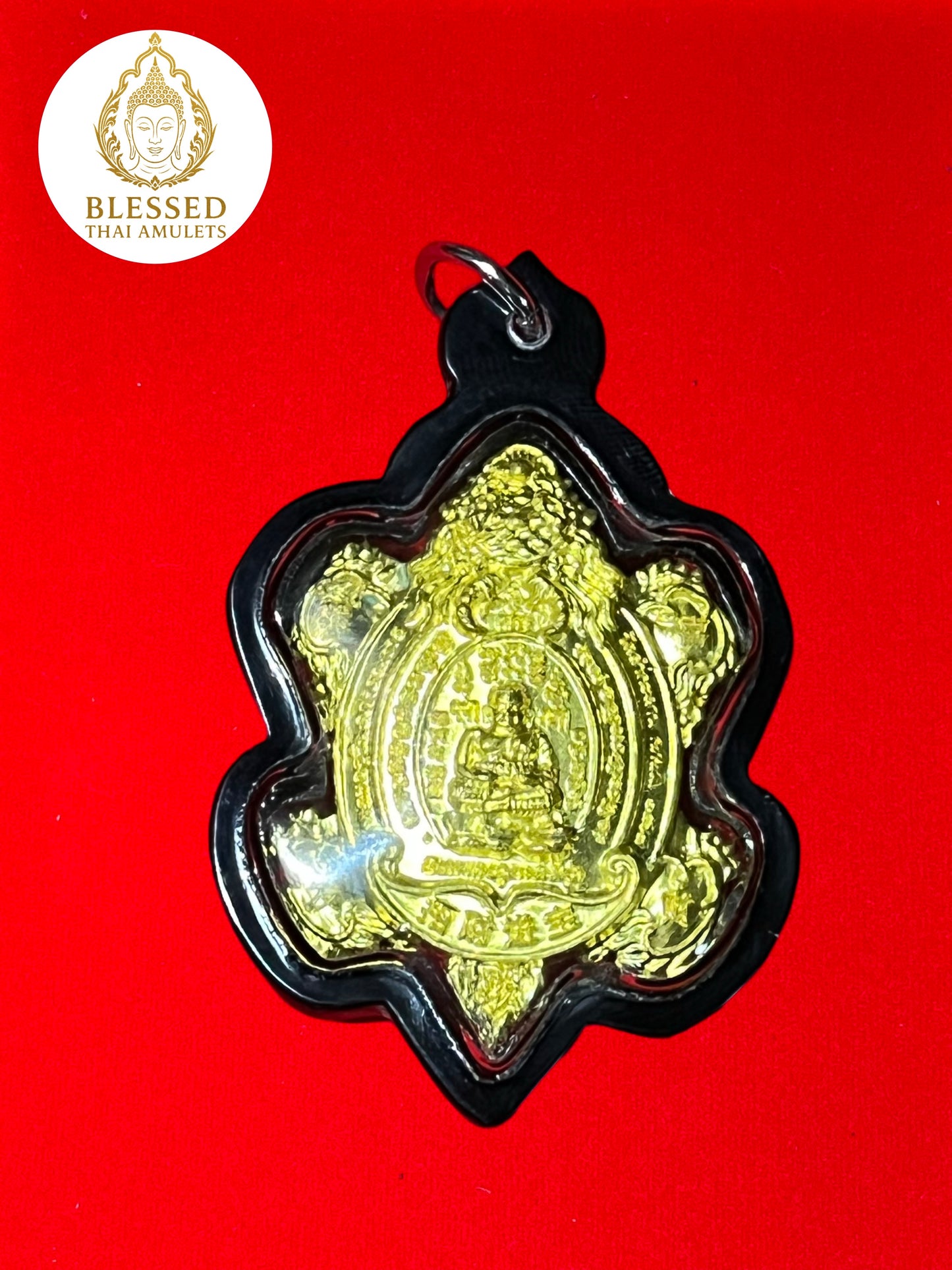 Monk of Fortune & Dragon of Power (Gold Turtle)