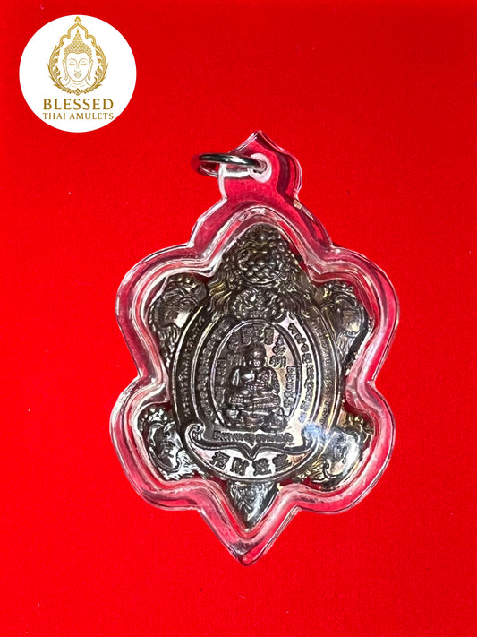 Monk of Fortune & Dragon of Power (Darkened Bronze Turtle)
