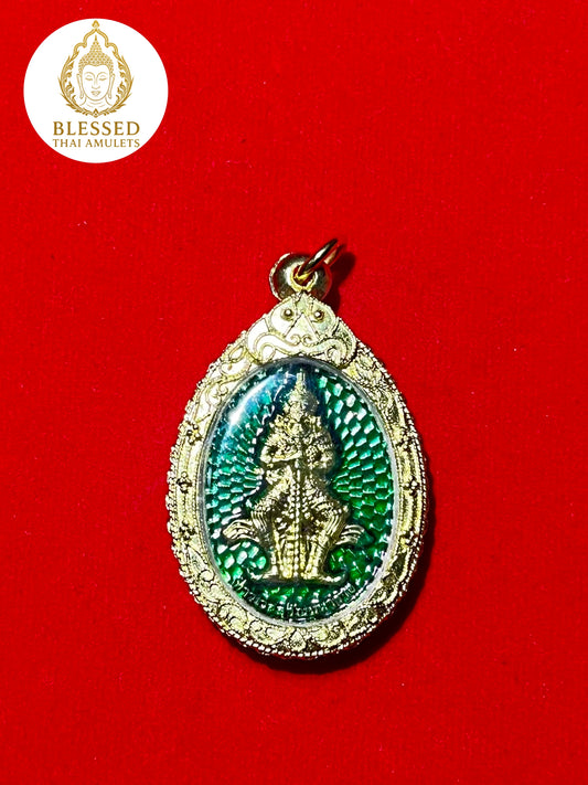 Tao Wessuwan & Rahu (Green/Gold)