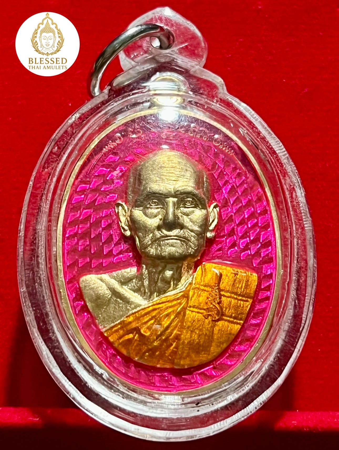 Luang Phor Tuad (Pink/Gold)