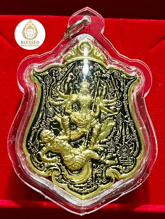 Kali/Shiva & Triple Hanuman (Black/Gold)